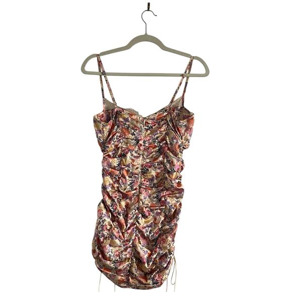 For Love and Lemons Gardenia floral Mini Dress Sz Large Cottage Core coquette - Picture 4 of 9